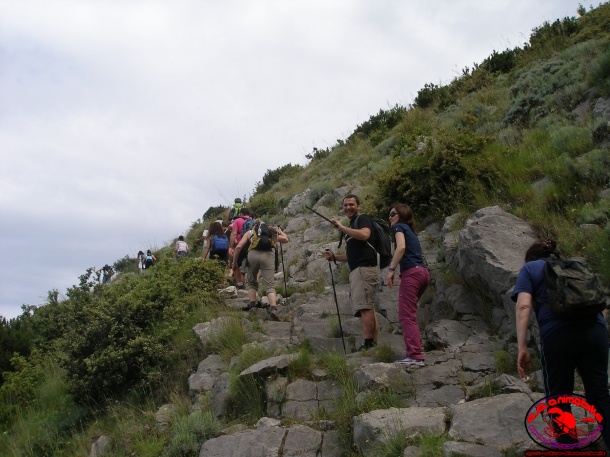 Magnifica escursione della sezione trekking sul Sentiero degli Dei Positano/Bomerano
